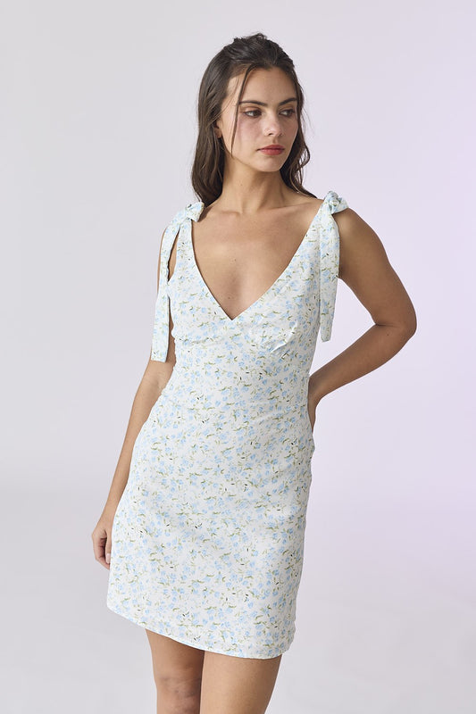 Sophie Mini Dress-Blue
