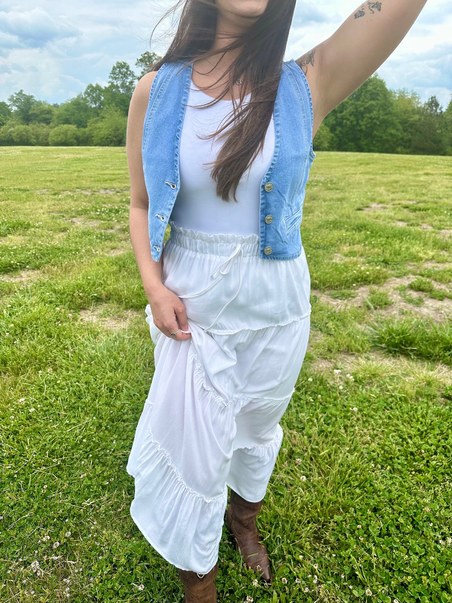 Denim Vest-Light