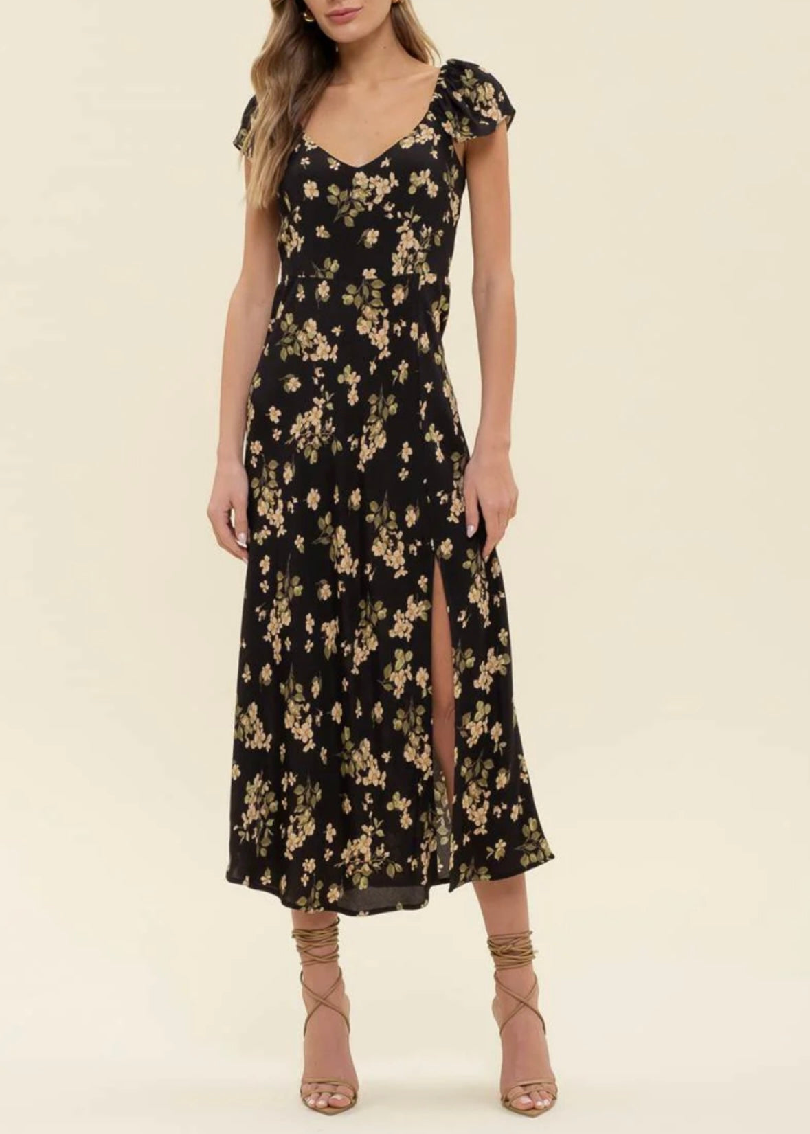 Tiempo Contigo Dress-Black