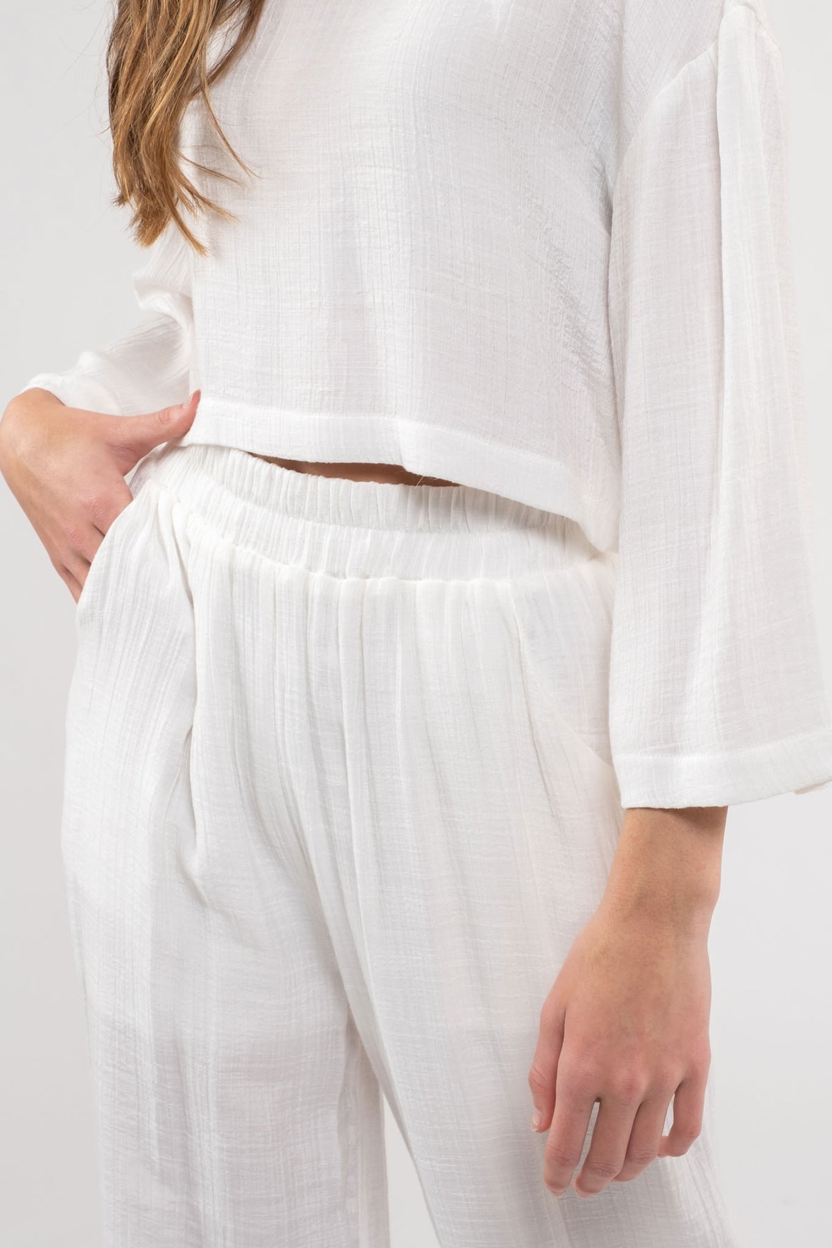 Noches De Verano Pants-White