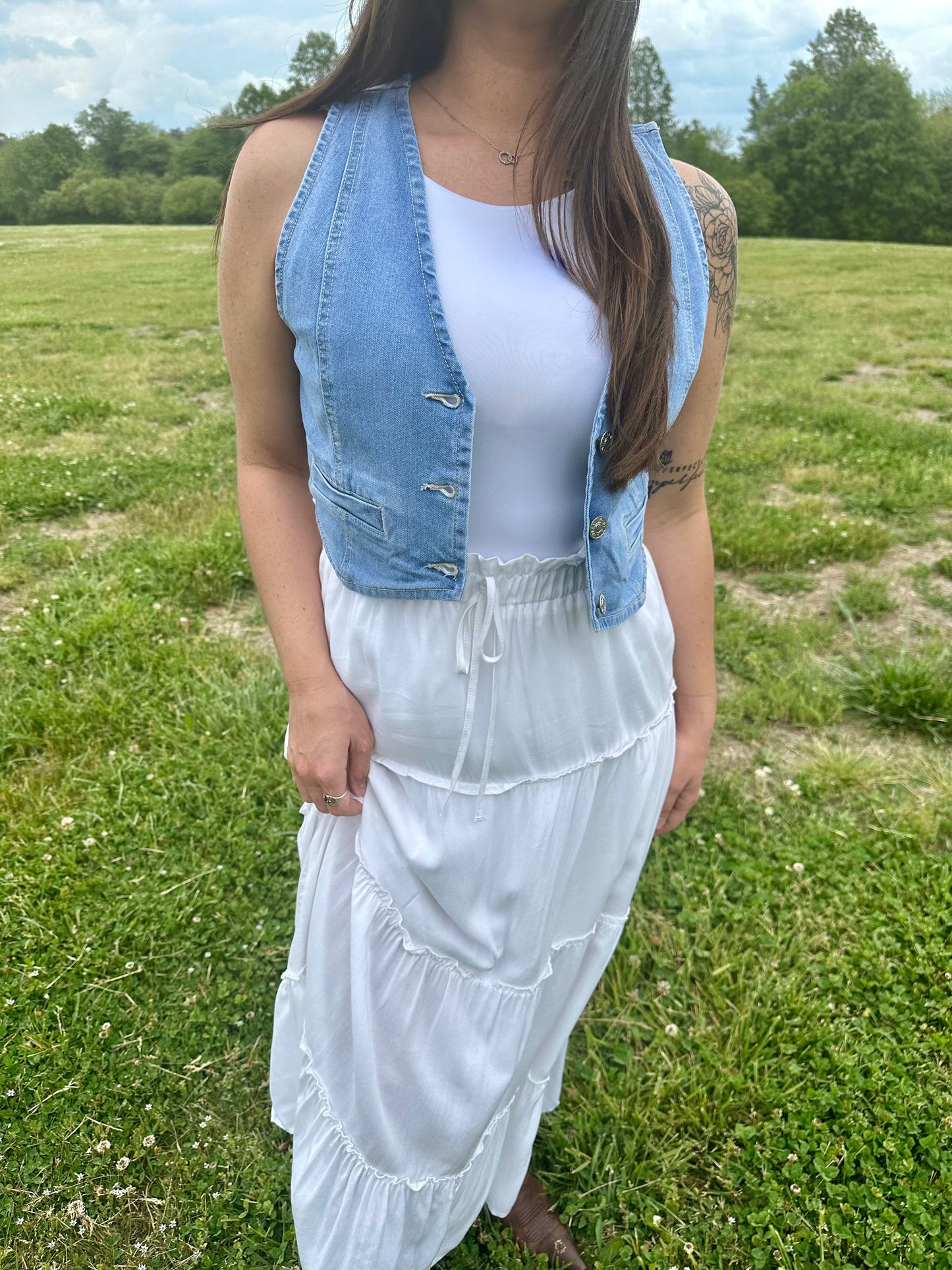 Denim Vest-Light