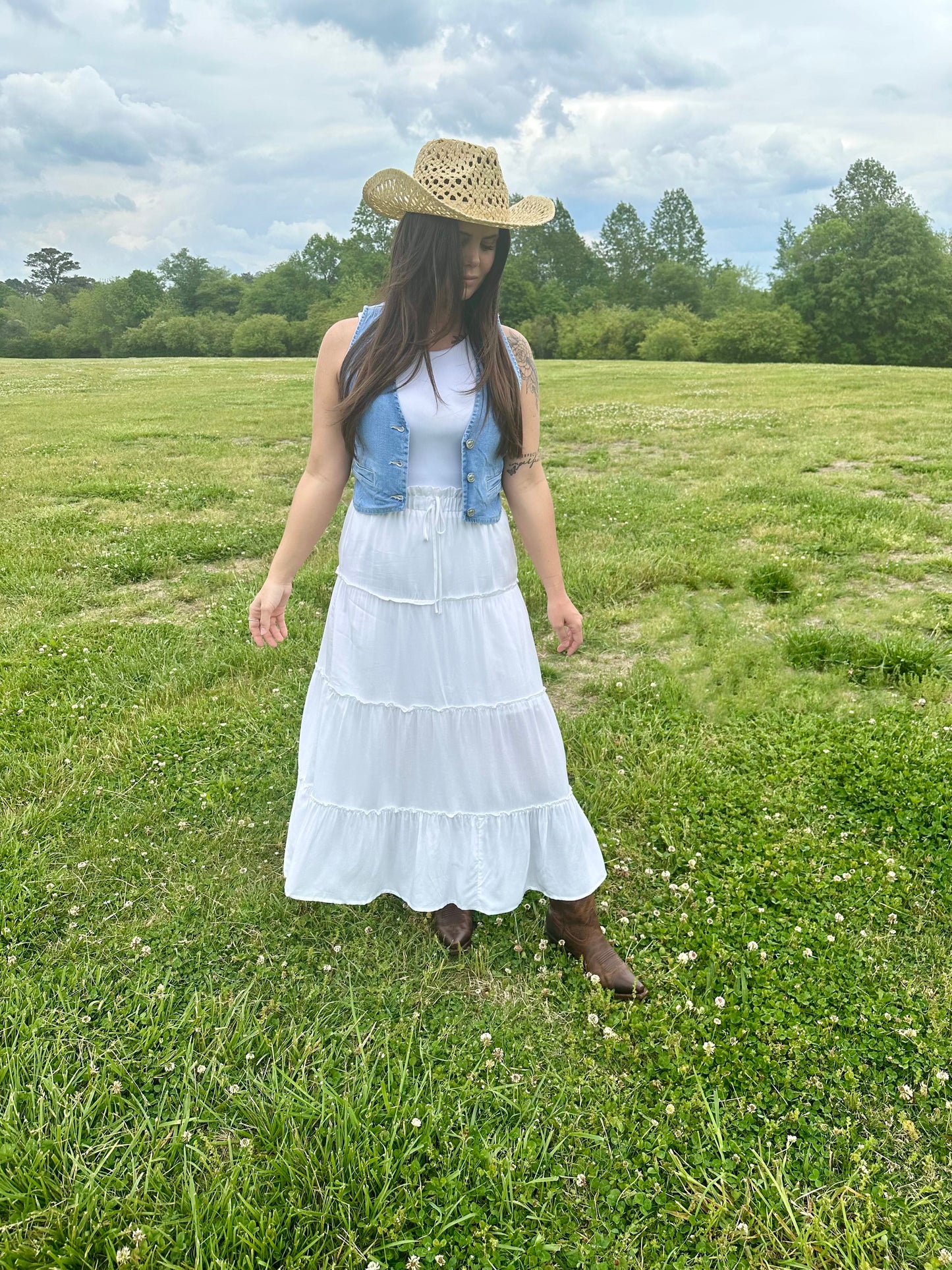 Denim Vest-Light