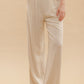 Summer Linen Pants-Oatmeal
