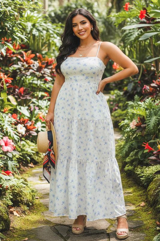 Weekend Floral Dress- Blue
