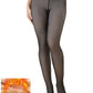 Fleece Lined Leggings-Black/Nude