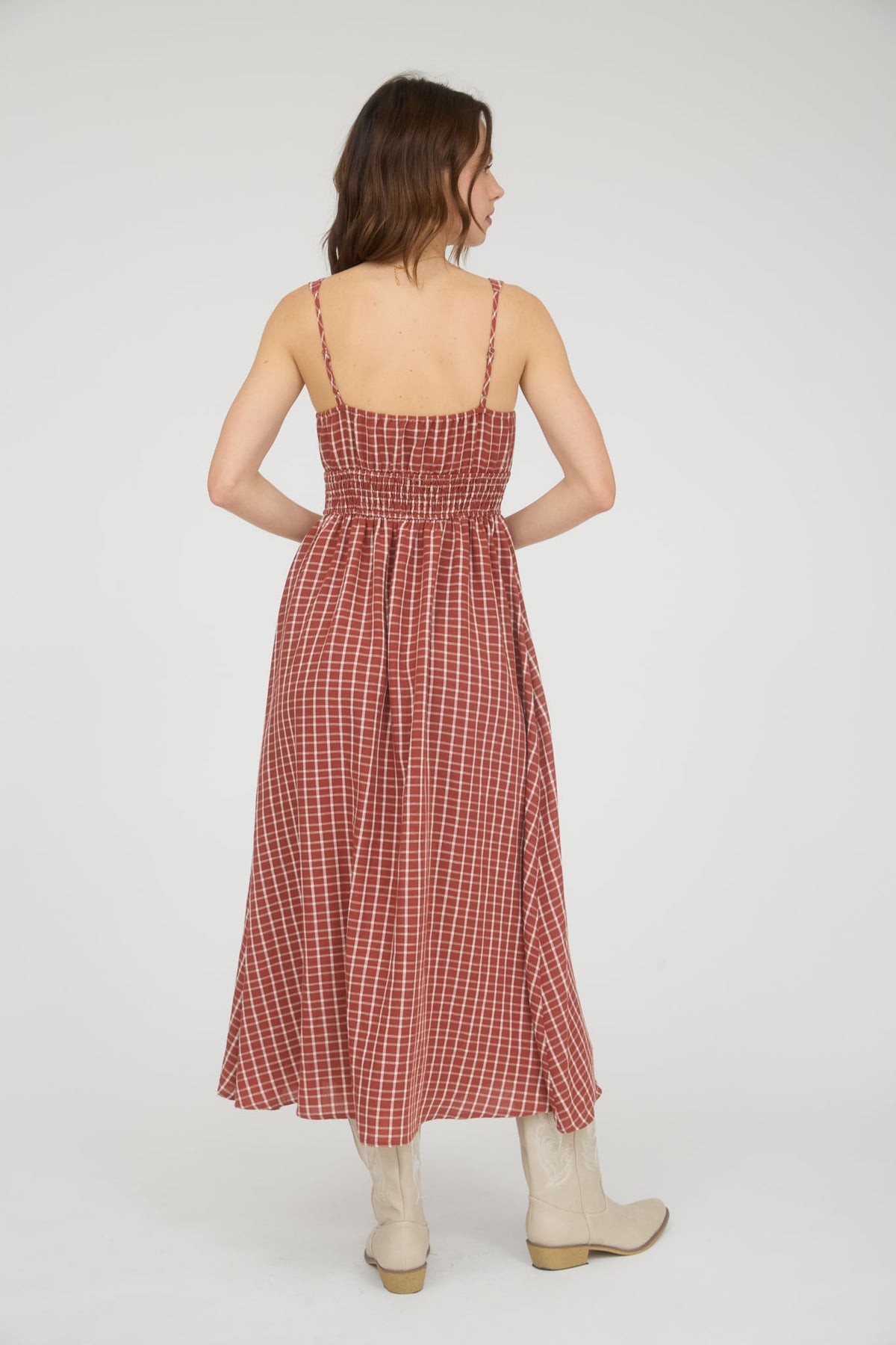Autumn Dress-Brick