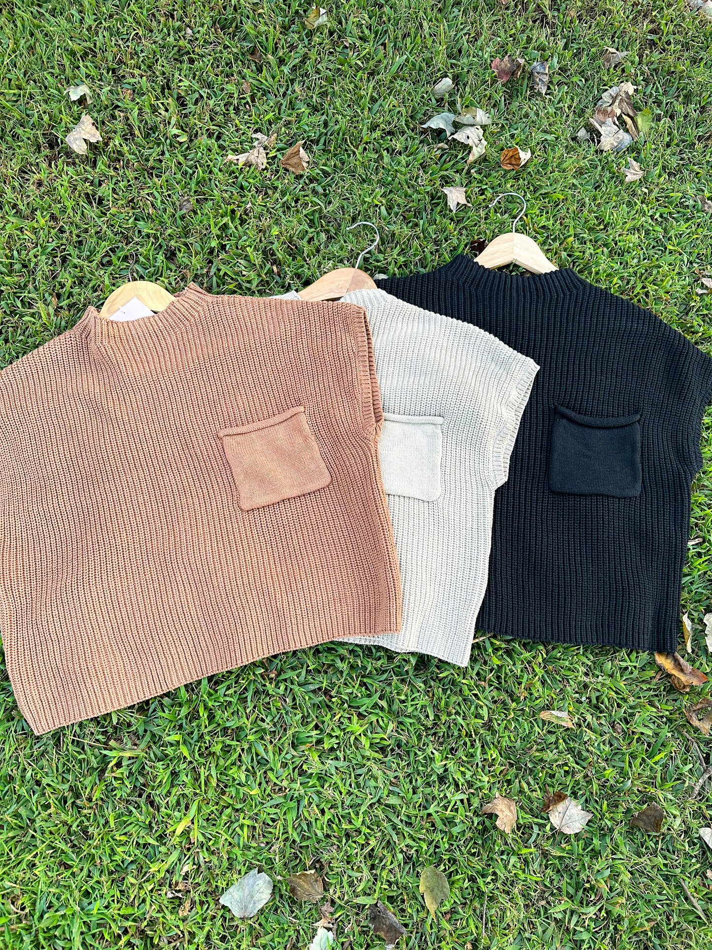 FALL-ing for you Knit Top-Sand