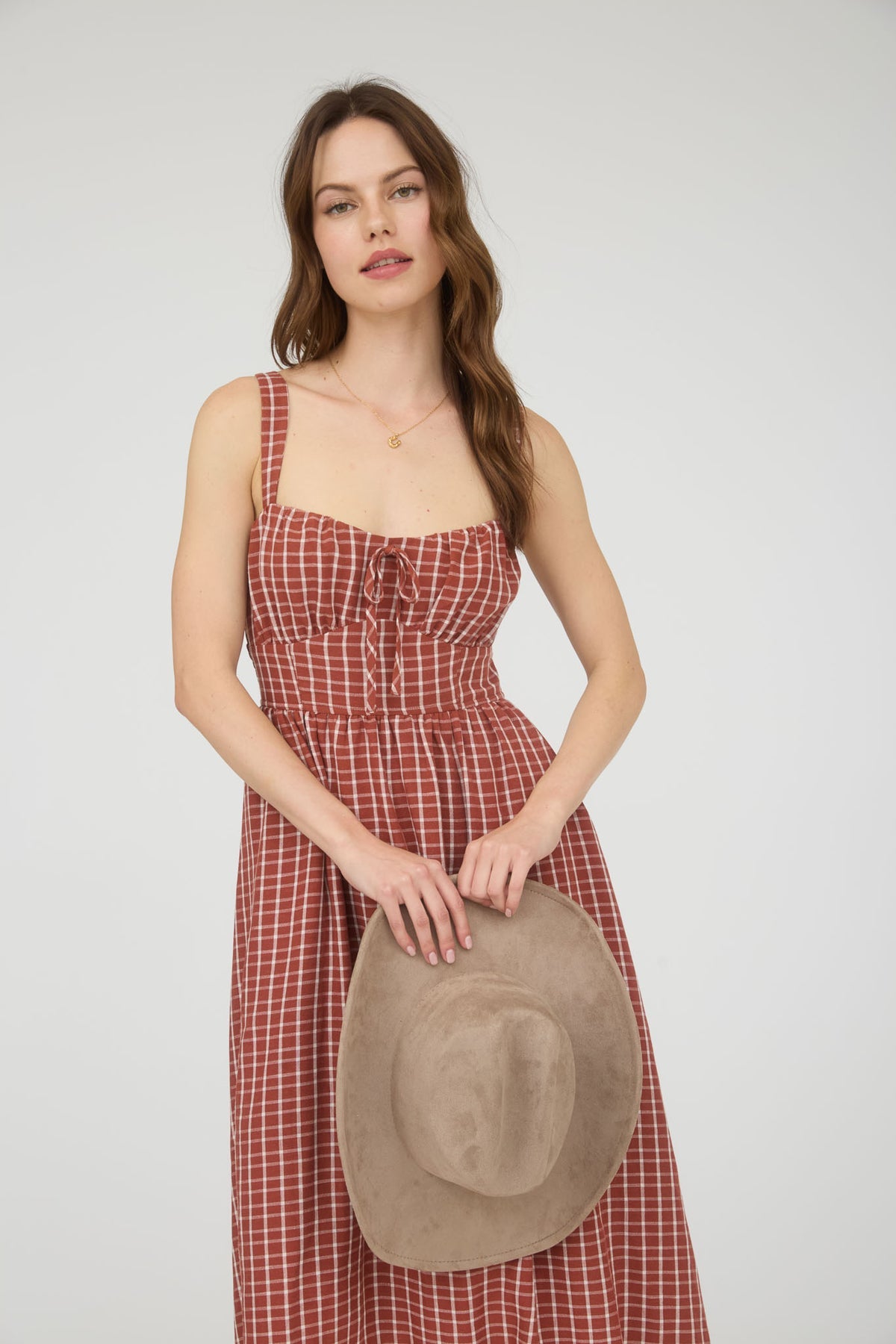 Autumn Dress-Brick