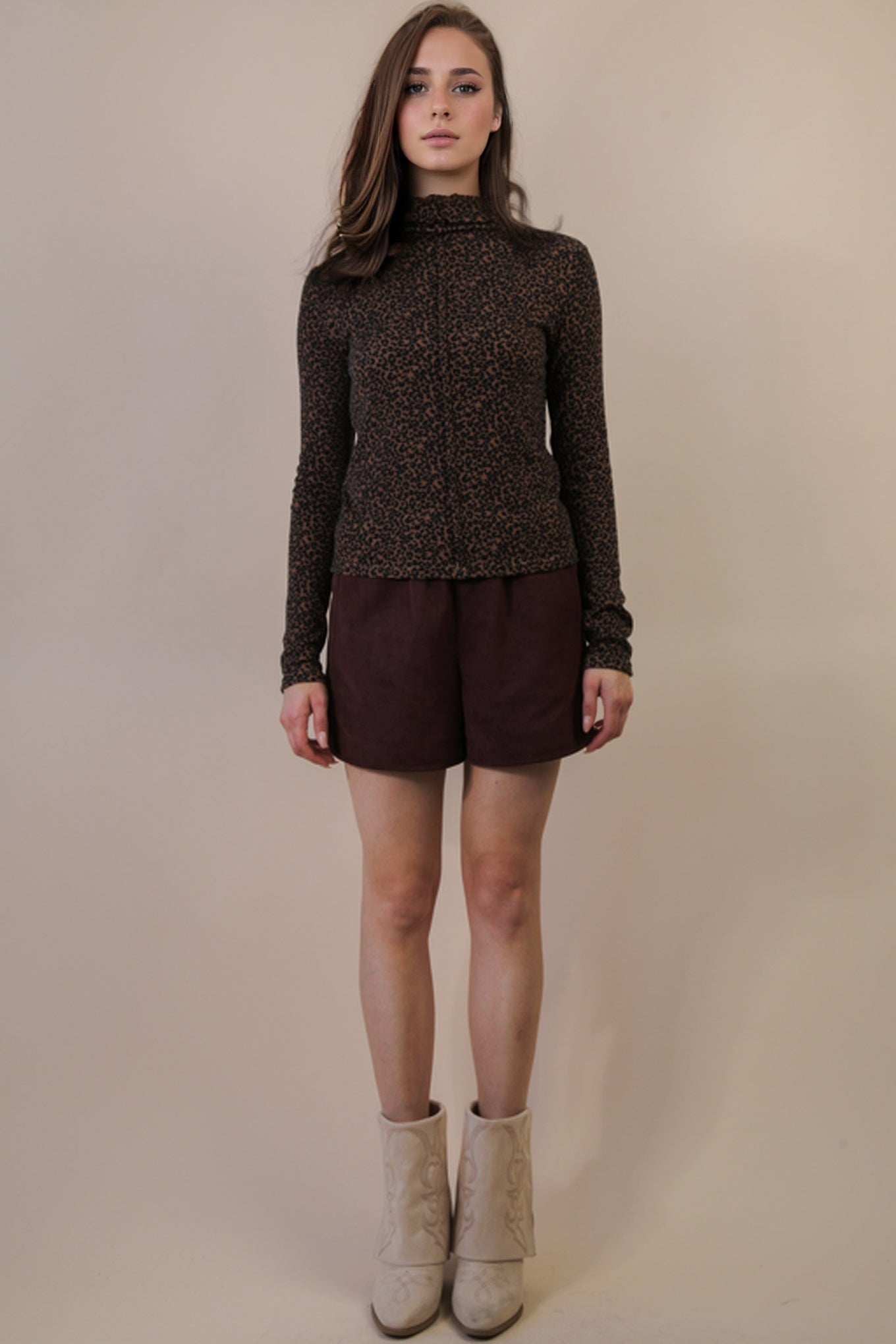 Mocha Leopard Long sleeve