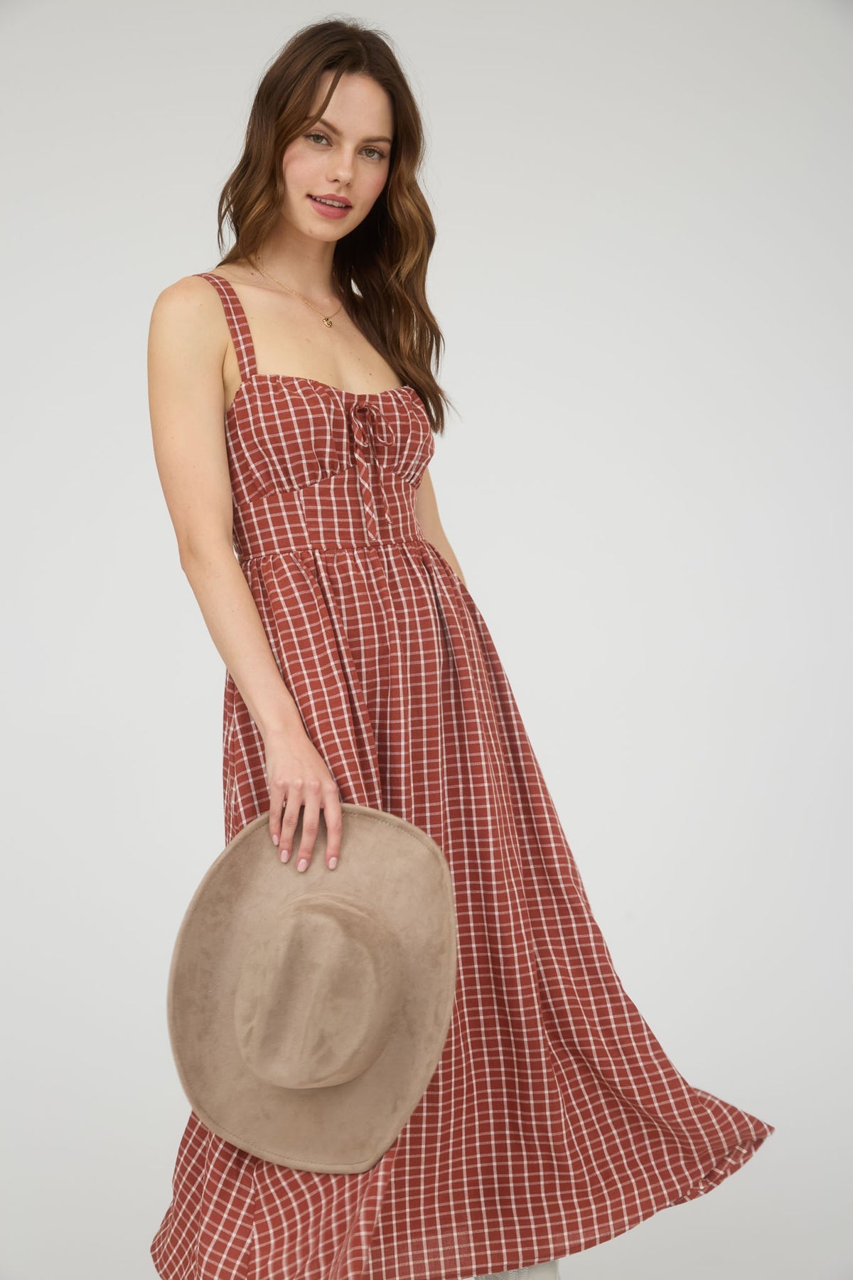 Autumn Dress-Brick