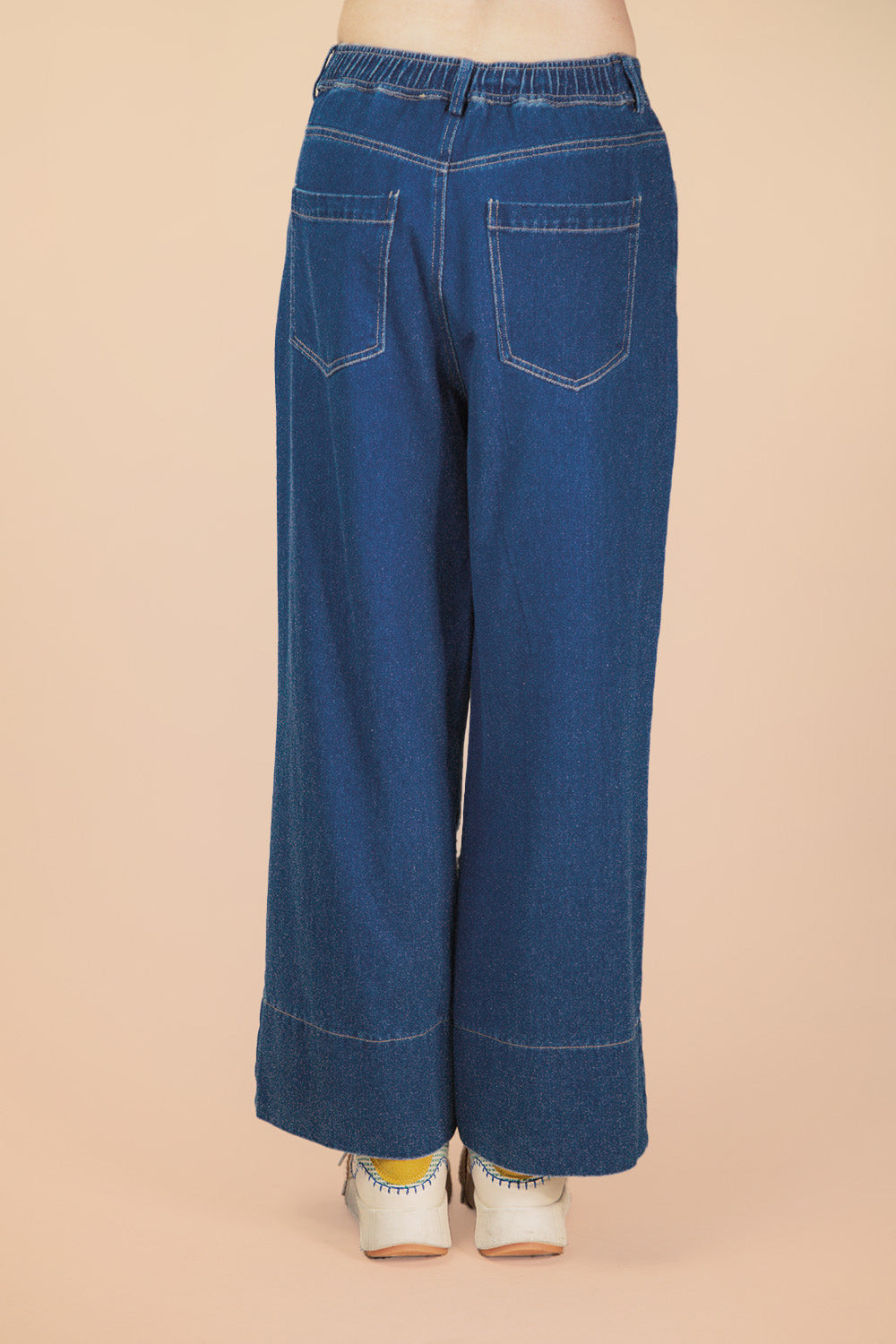 Wide Leg Denim-Indigo