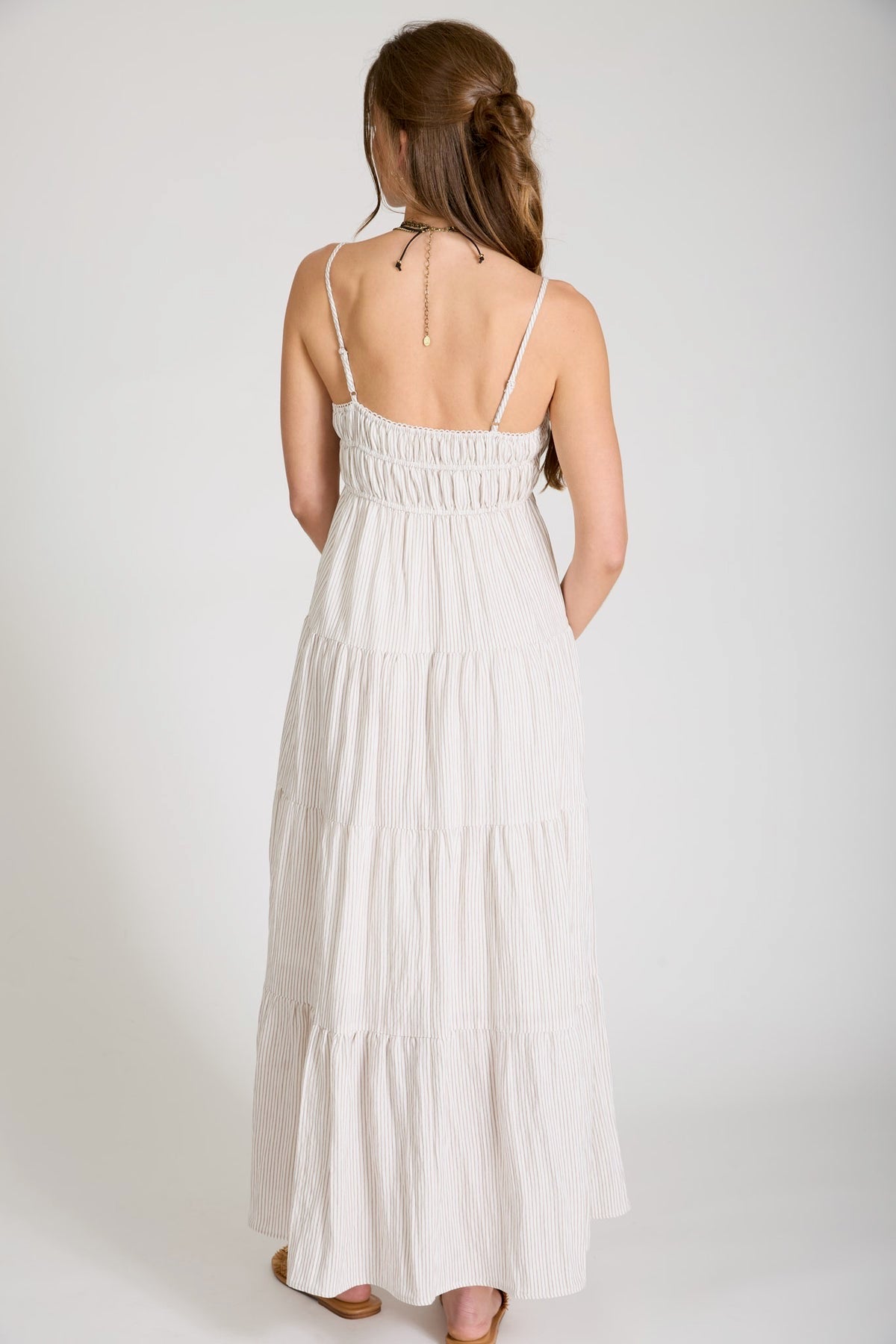 Casual Summer Dress- Mocha