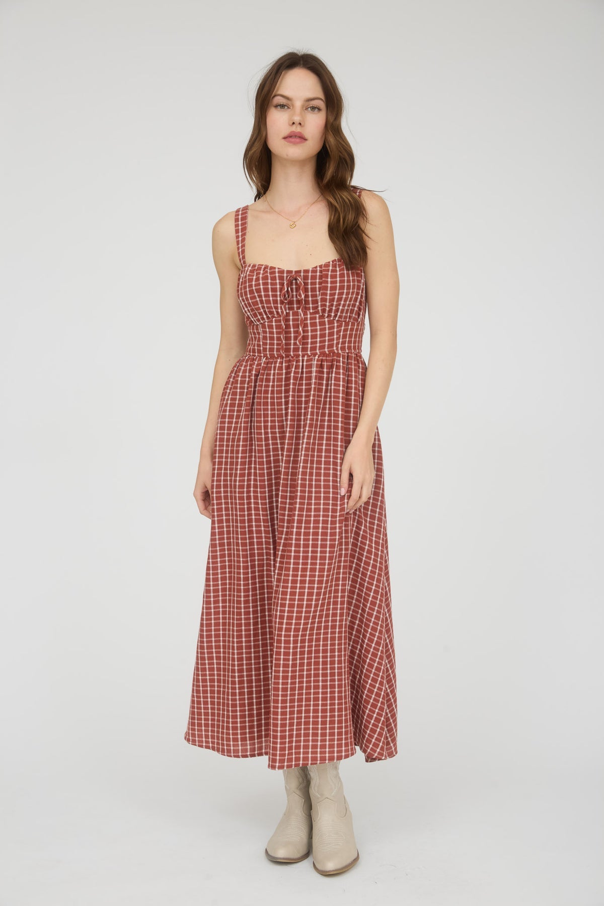 Autumn Dress-Brick