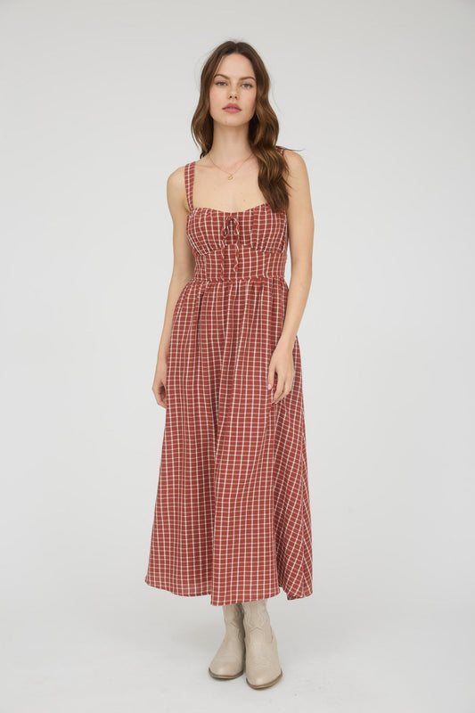 Autumn Dress-Brick