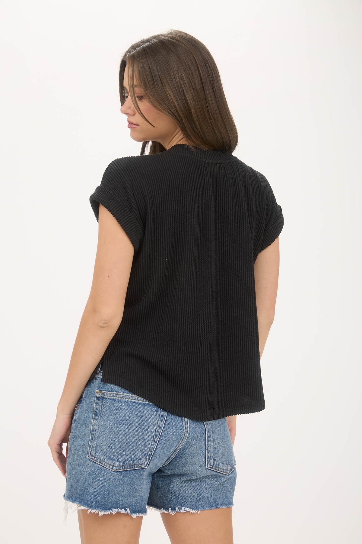 GA Knit Shirt-Black
