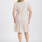 Josie Plaid Dress-Taupe