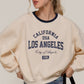 LA Girl Sweatshirt-Beige/Navy