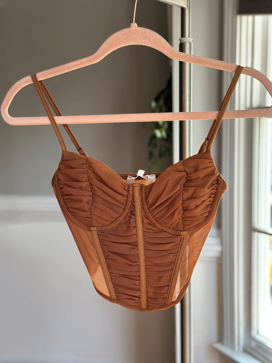 Favorite Date Top- Caramel