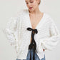 Dreamy Bow Cardigan- White