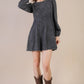 Mineral Washed Denim Dress- Grey
