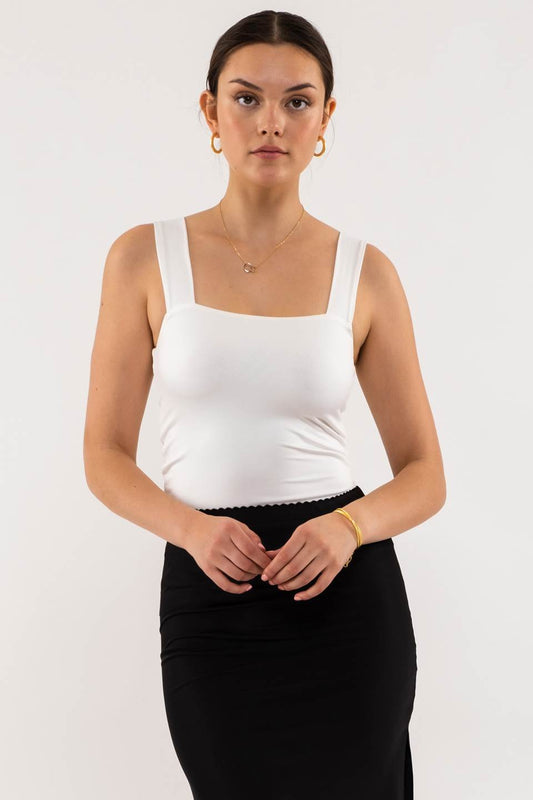 Clara Top-White