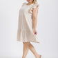 Josie Plaid Dress-Taupe