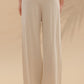 Summer Linen Pants-Oatmeal