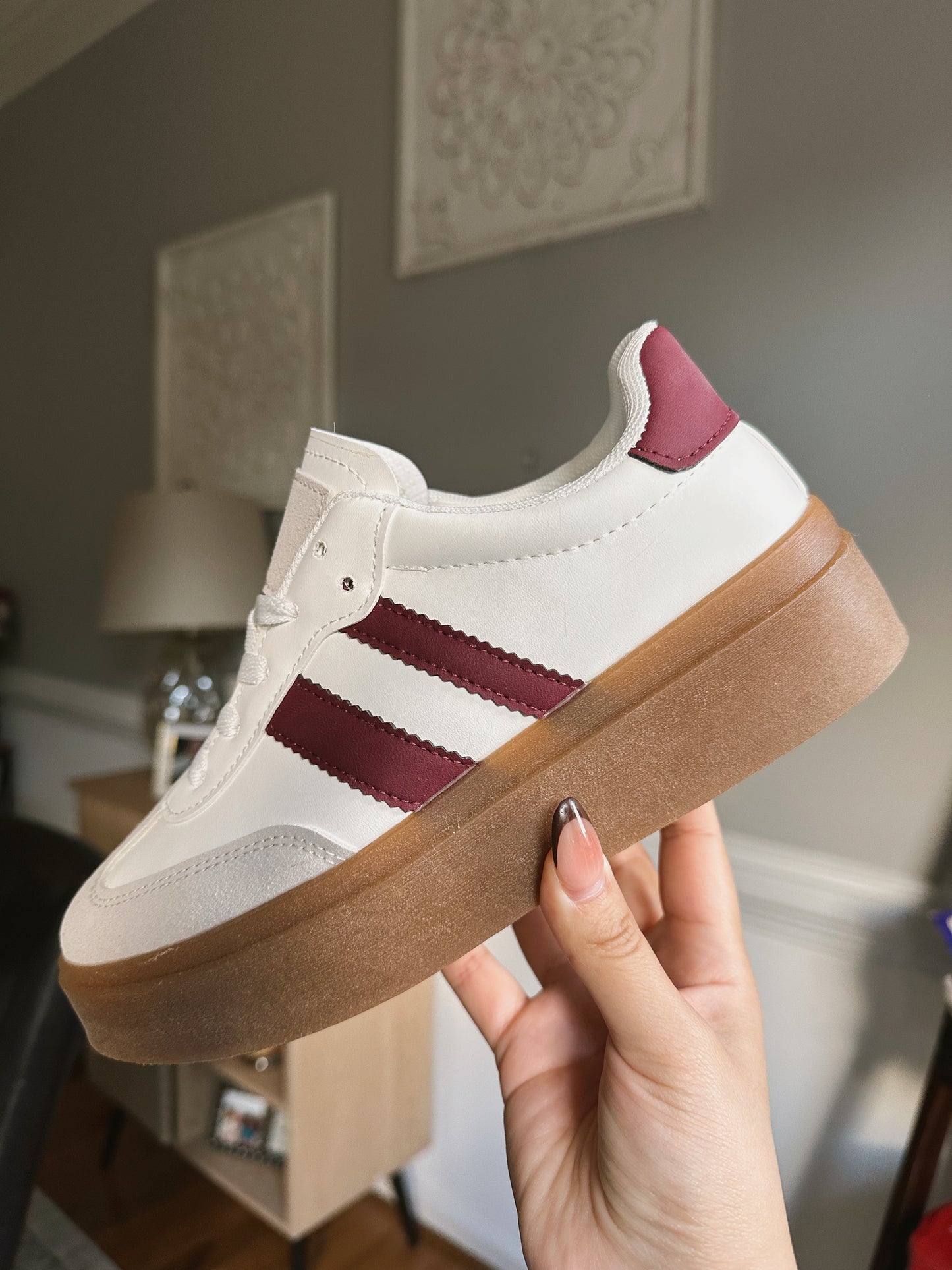 Cozzy Girl sneakers-Burgundy