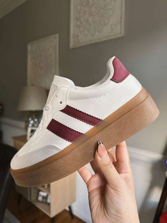 Cozzy Girl sneakers-Burgundy
