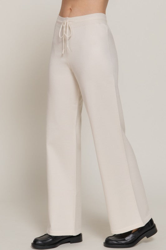 Lounging Around Pants-Ivory