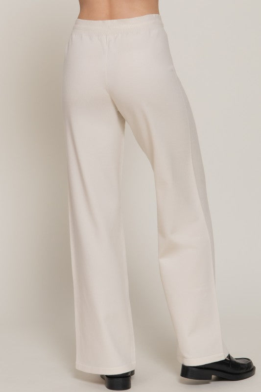 Lounging Around Pants-Ivory