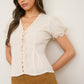 Miel + Lace Top- Cream