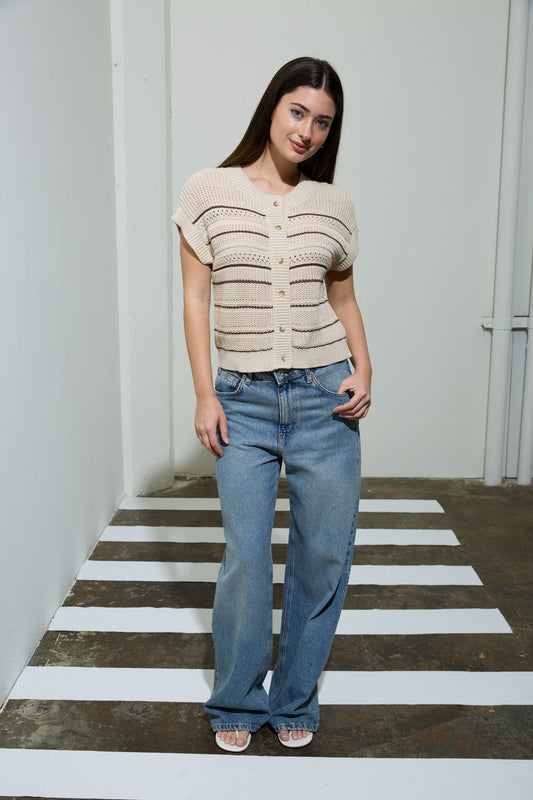 Sun Drenched Cardigan-Khaki