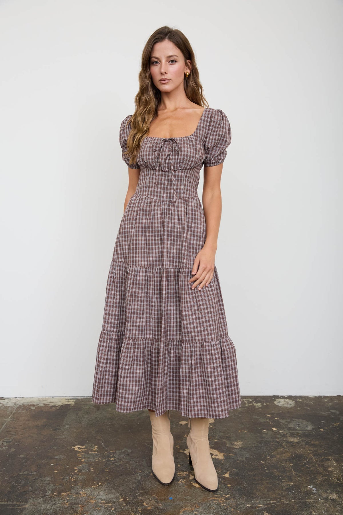 Mocha Meadow Dress
