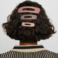 Flat Lay Claw Clip 3pc Flat - Ultra Glossy Terracotta