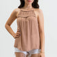 Smocked Cami-Mocha