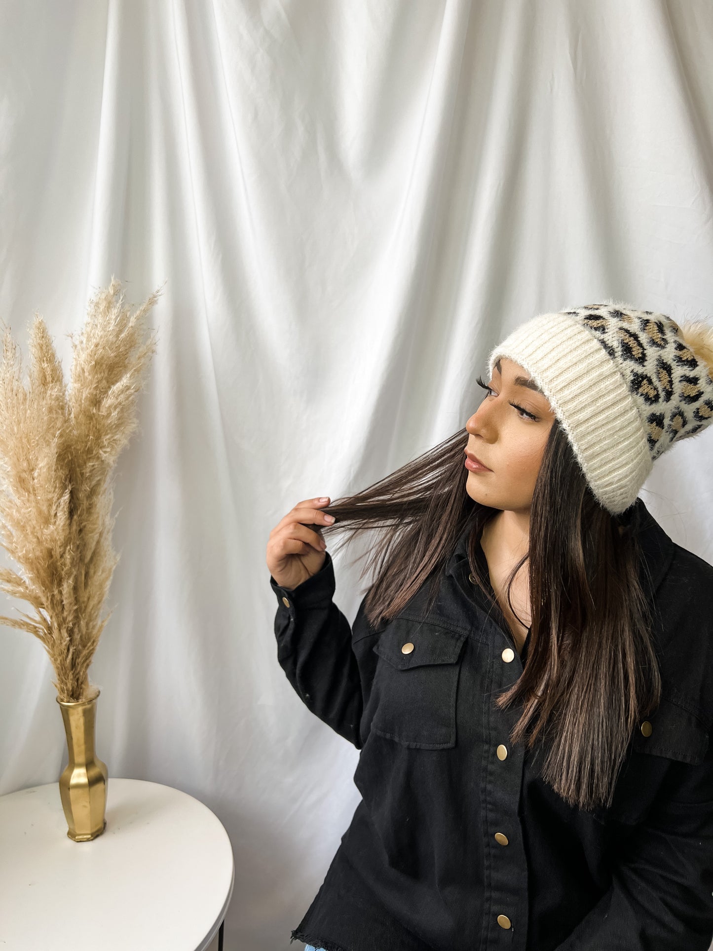 Leopard Beanie