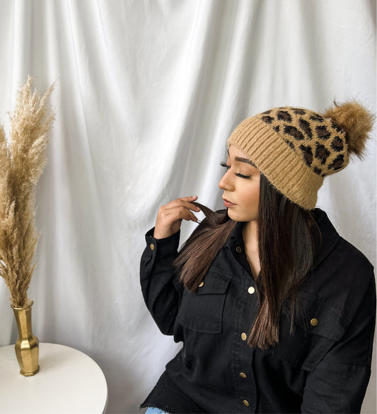 Leopard Beanie