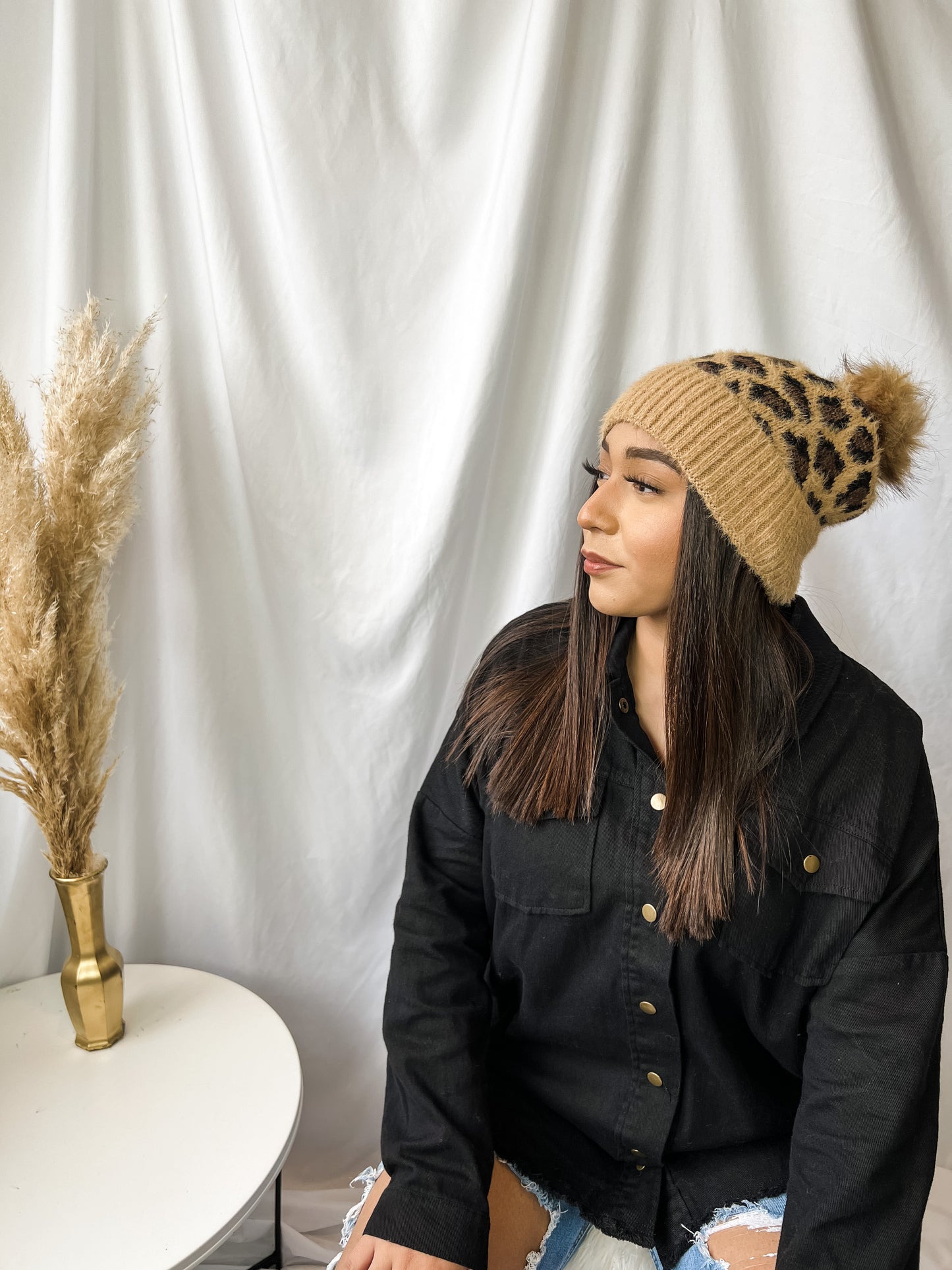 Leopard Beanie