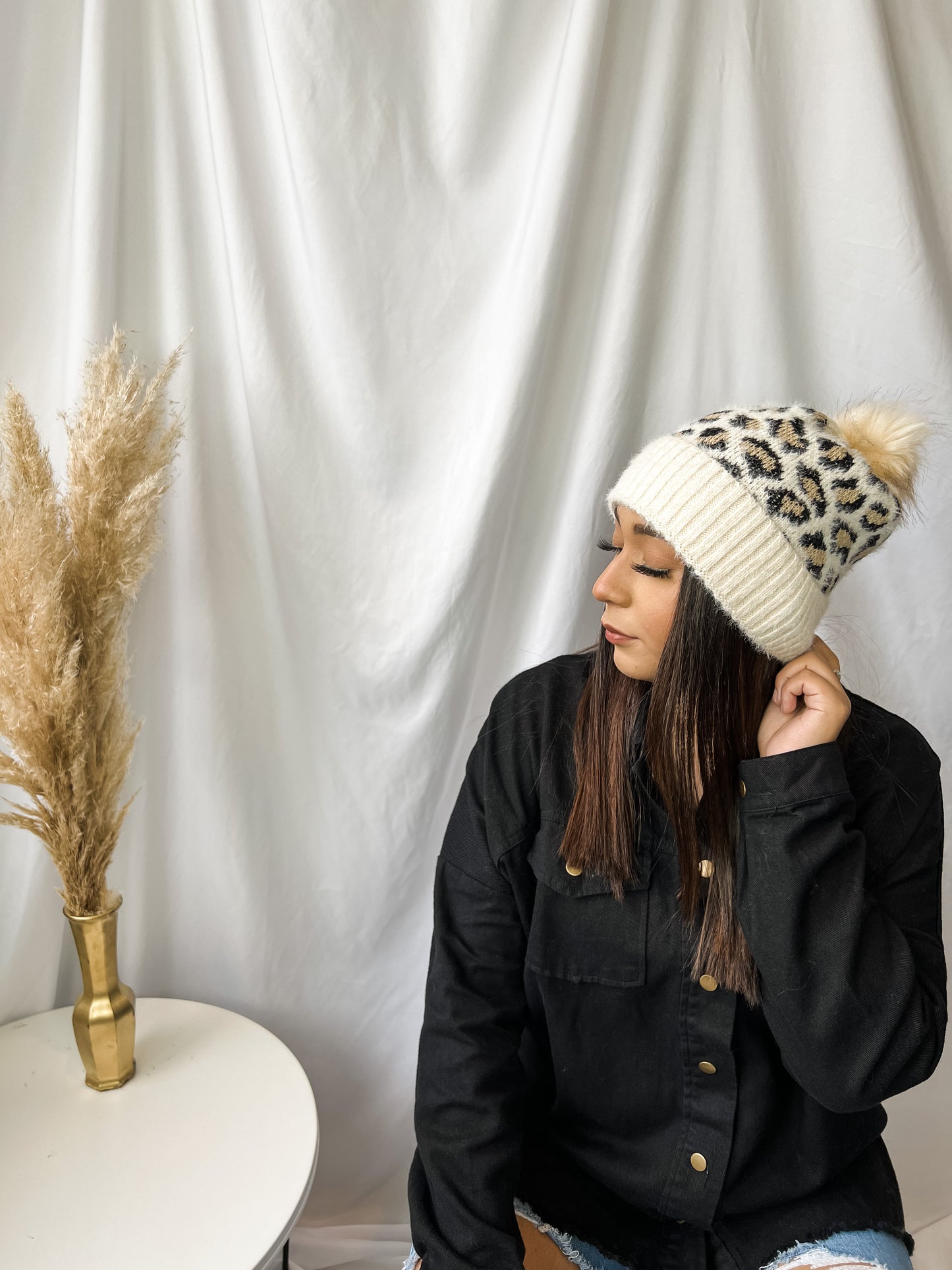 Leopard Beanie